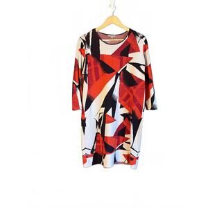 COS Women's Geometric Print Midi Dress